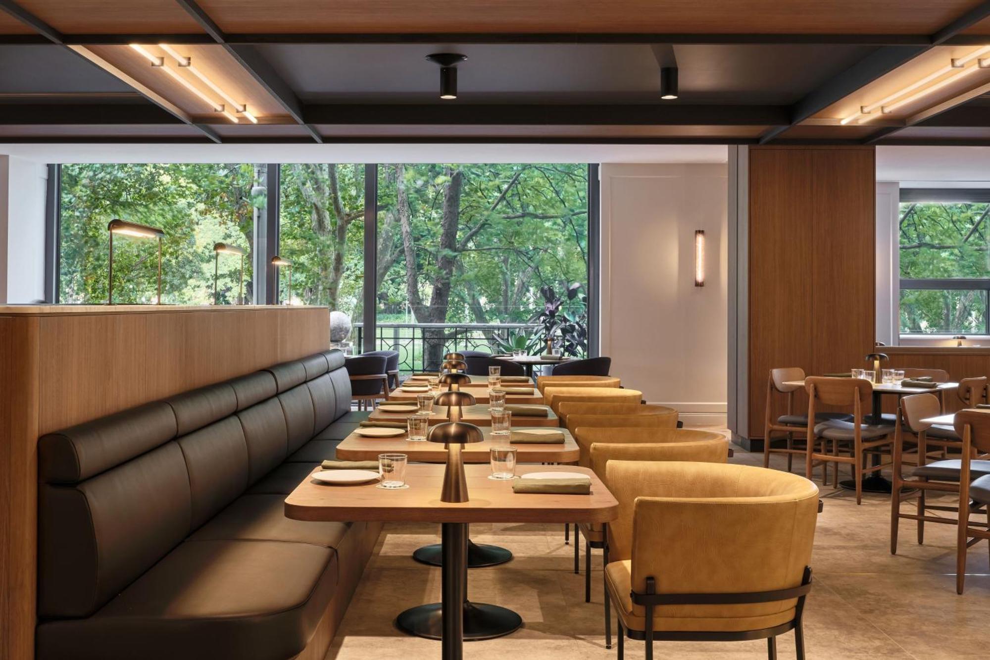Sheraton Grand Sydney Hyde Park Exterior foto Interior of the restaurant